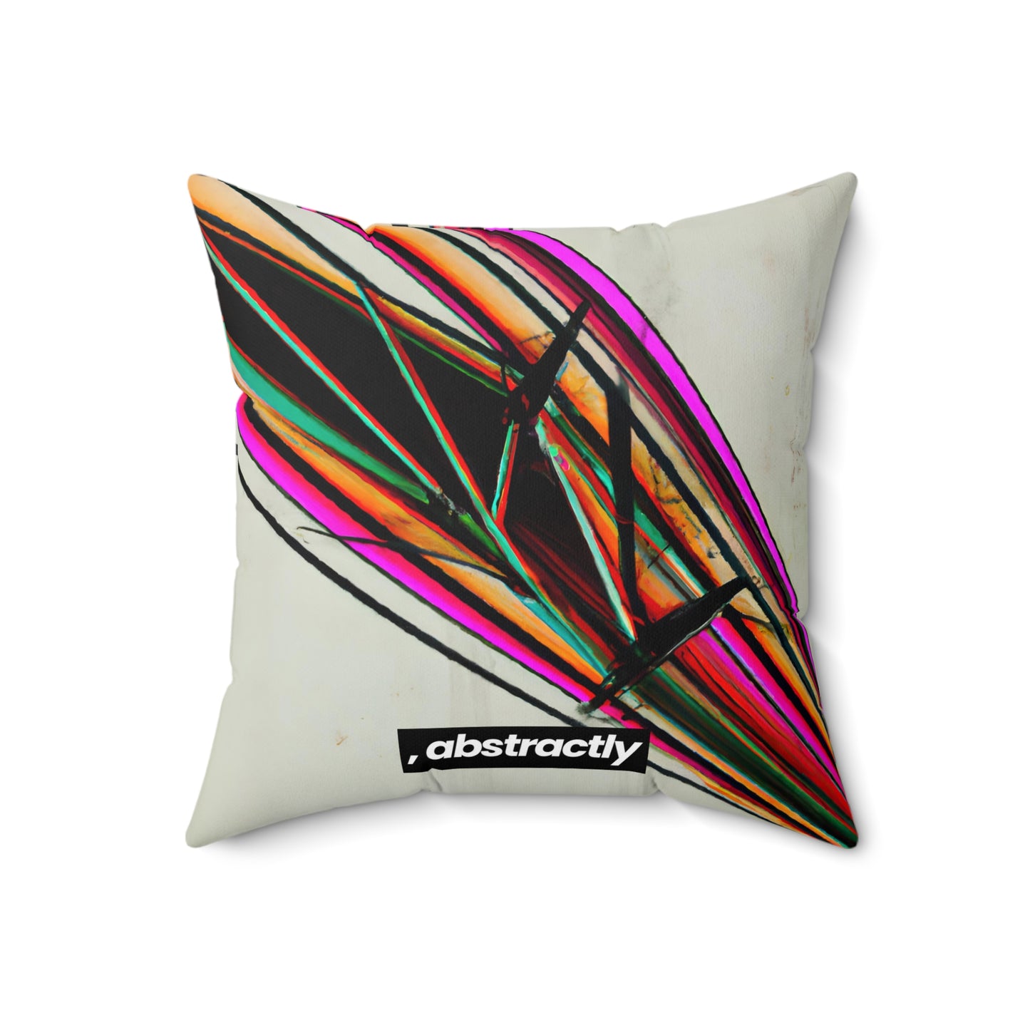 Carl Hartman - Air Resistance Force, Abstractly - Faux Suede Throw Pillow