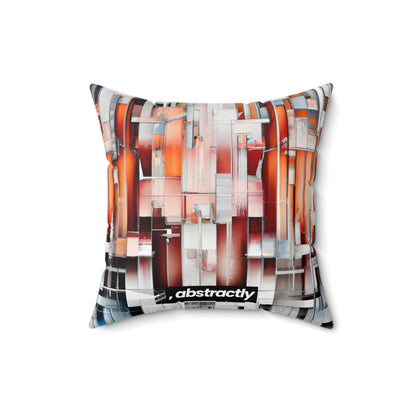 Vera Lockwood - Strong Force, Abstractly - Faux Suede Throw Pillow