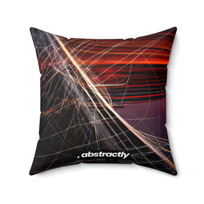 Amelia Sommerfield - Magnetic Force, Abstractly - Faux Suede Throw Pillow