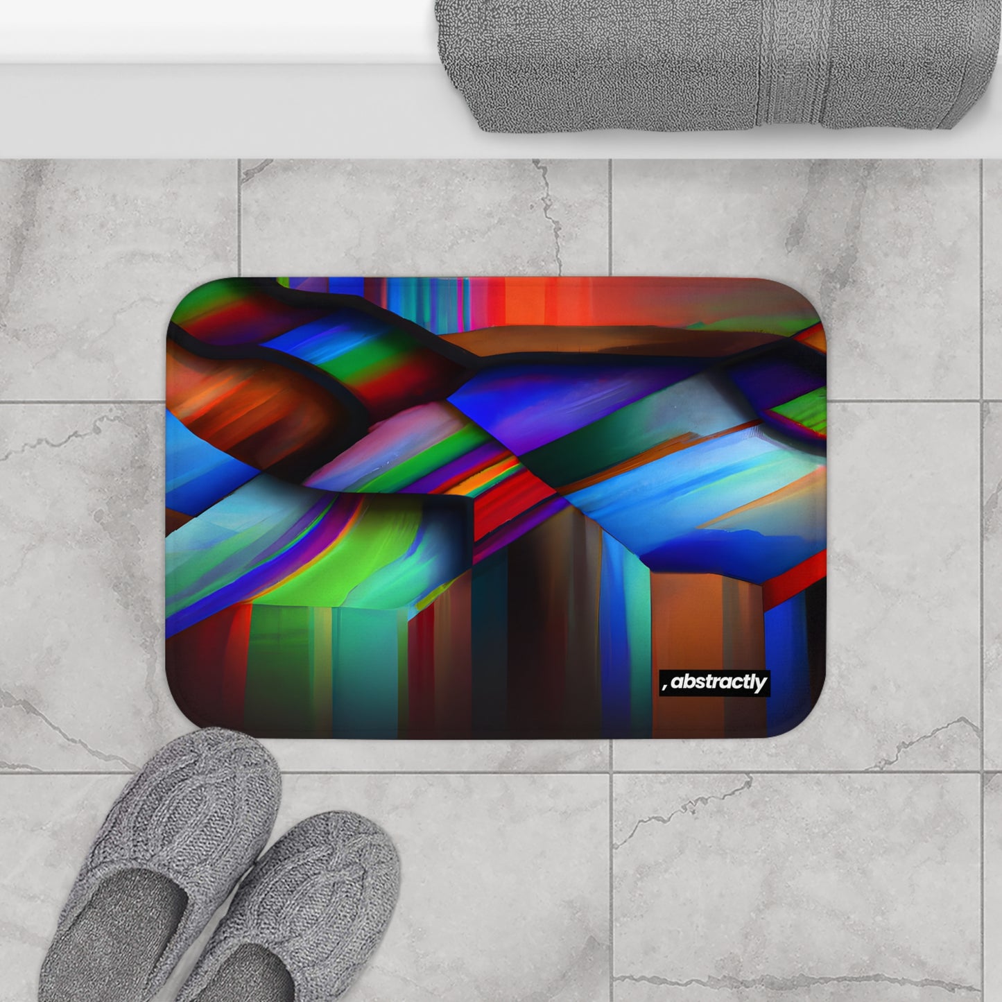 Henry Brinkley - Air Resistance Force, Abstractly - Bath Mat