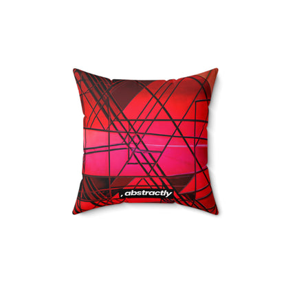 Amelia Hartley - Weak Force, Abstractly - Faux Suede Throw Pillow