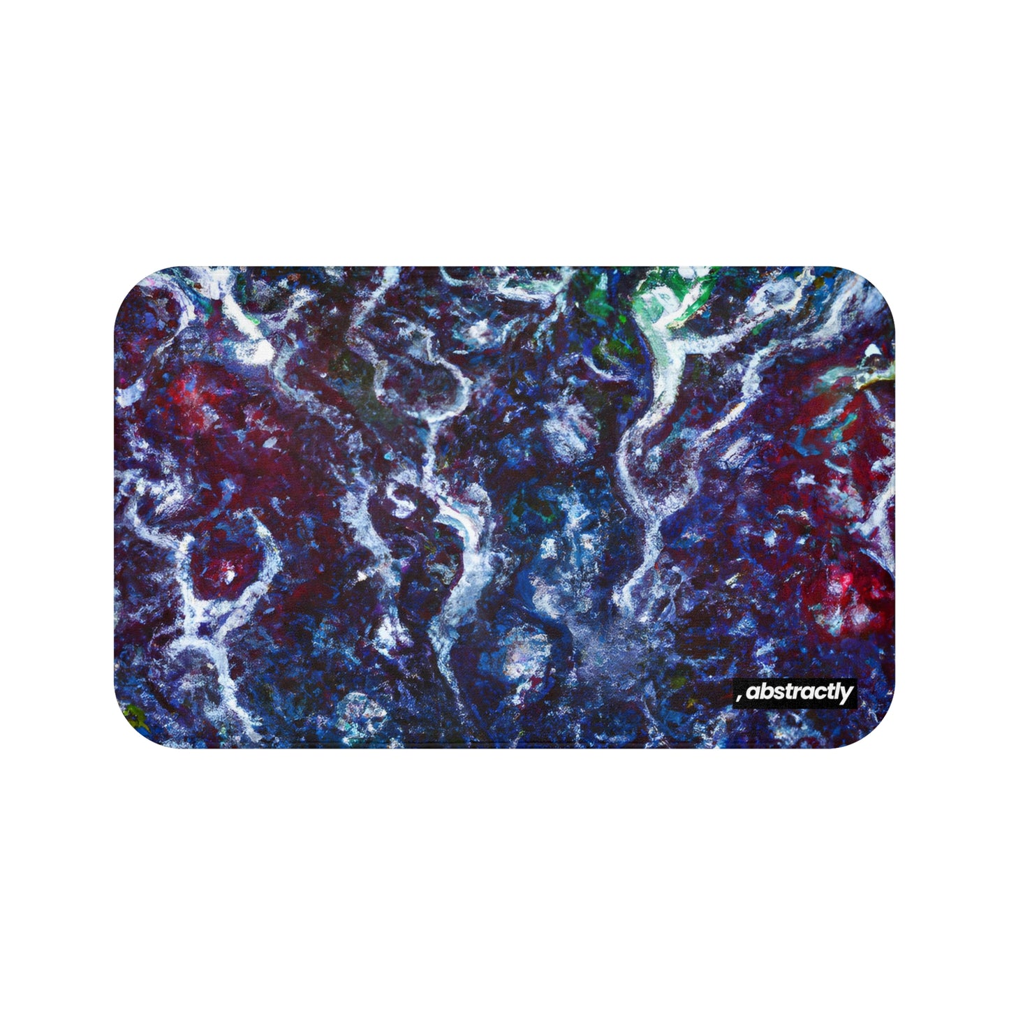 Violet Emission Oxide - Chemistry, Abstractly - Bath Mat