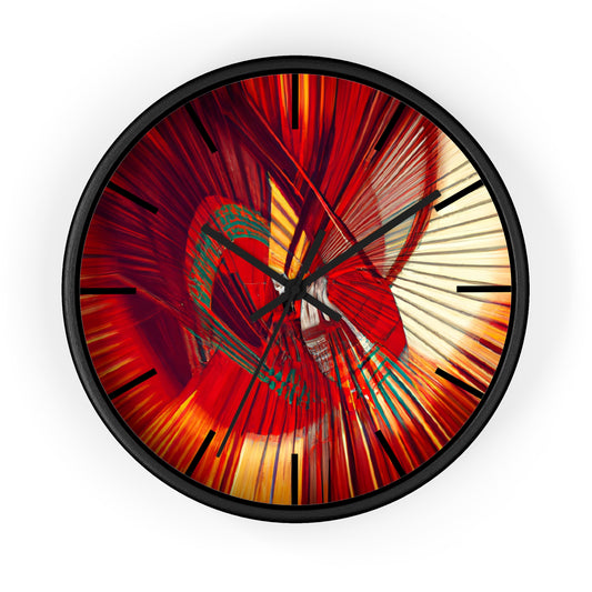 Margaret Rosenbaum - Spring Force, Abstractly - Wall Clock