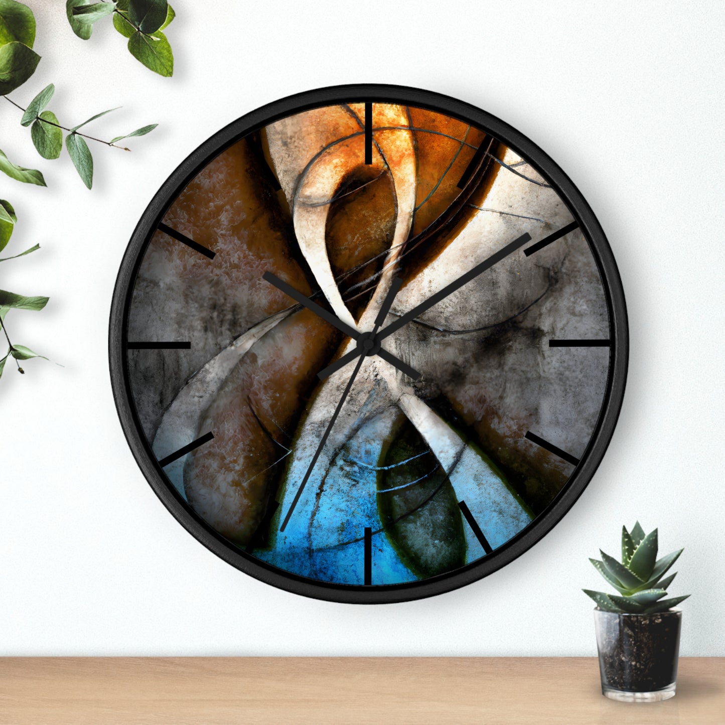 Theodore Calhoun - Spring Force, Abstractly - Wall Clock