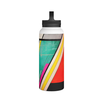 Lillian Rutherford - Gravity Force, Abstractly - Stainless Steel Water Bottle