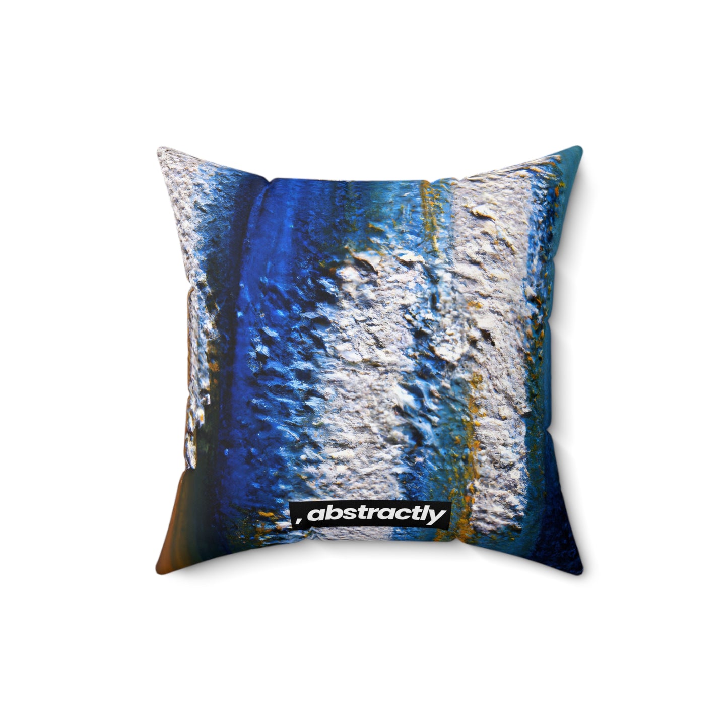 Crystalloxium Hydraflux - Chemistry, Abstractly - Faux Suede Throw Pillow