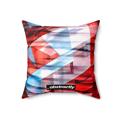 Maxwell Chamberlain - Applied Force, Abstractly - Faux Suede Throw Pillow