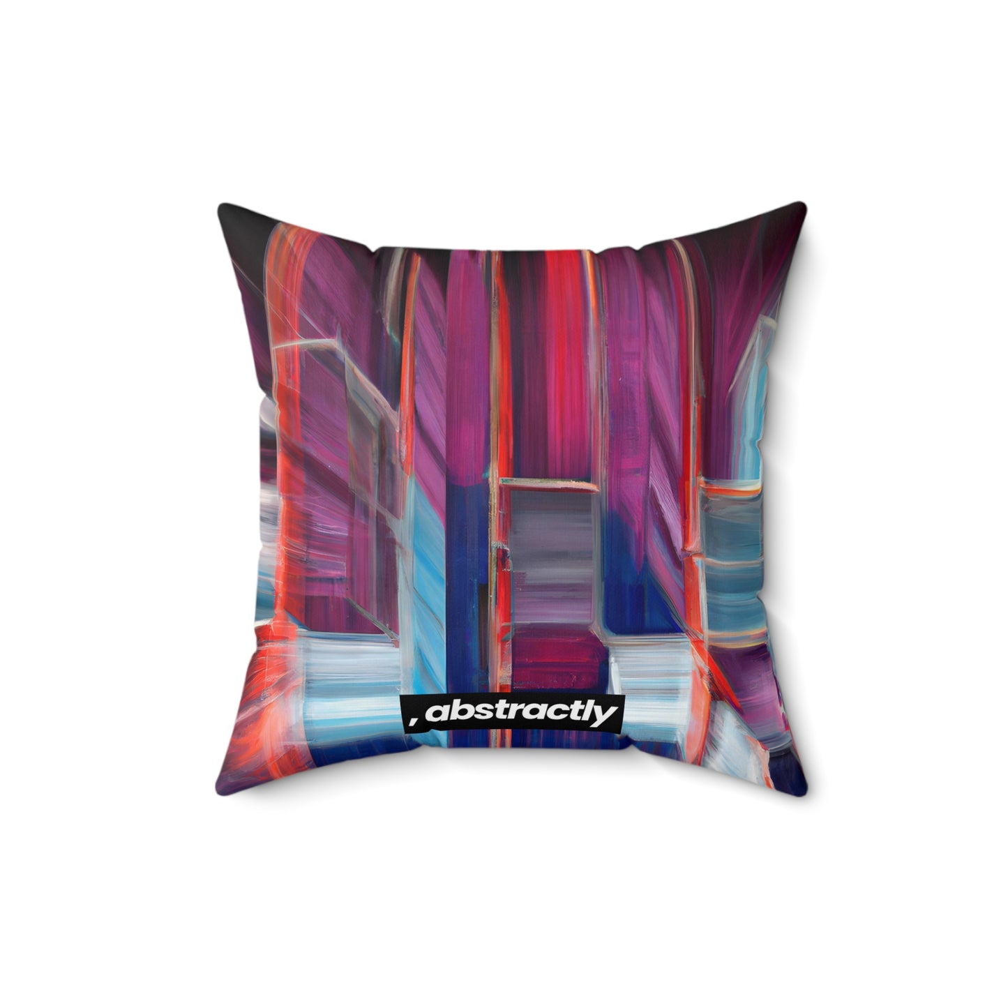 Rosalind Turner - Normal Force, Abstractly - Faux Suede Throw Pillow