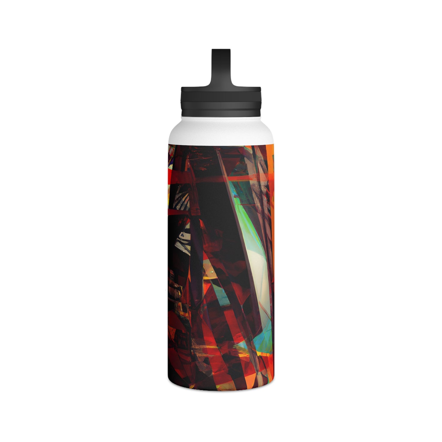 Miles Jefferson - Electromagnetic Force, Abstractly - Stainless Steel Water Bottle