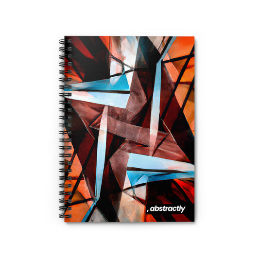 Lilian Hawking - Electric Force, Abstractly - Spiral Notebook