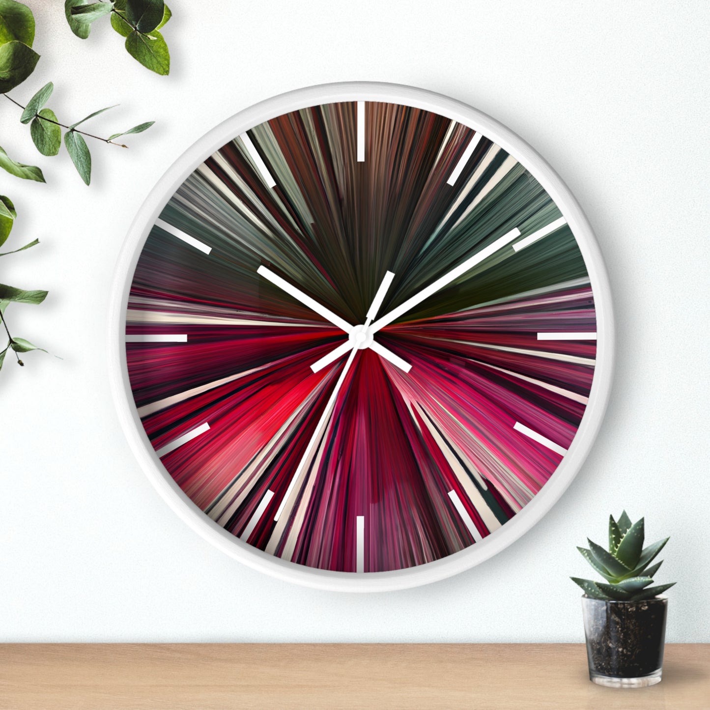 Lorenzo Mancini - Spring Force, Abstractly - Wall Clock