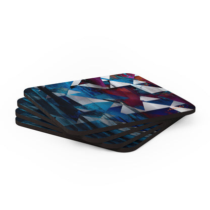 Mila Forsythe - Friction Force, Abstractly - Corkwood Coaster Set of 4