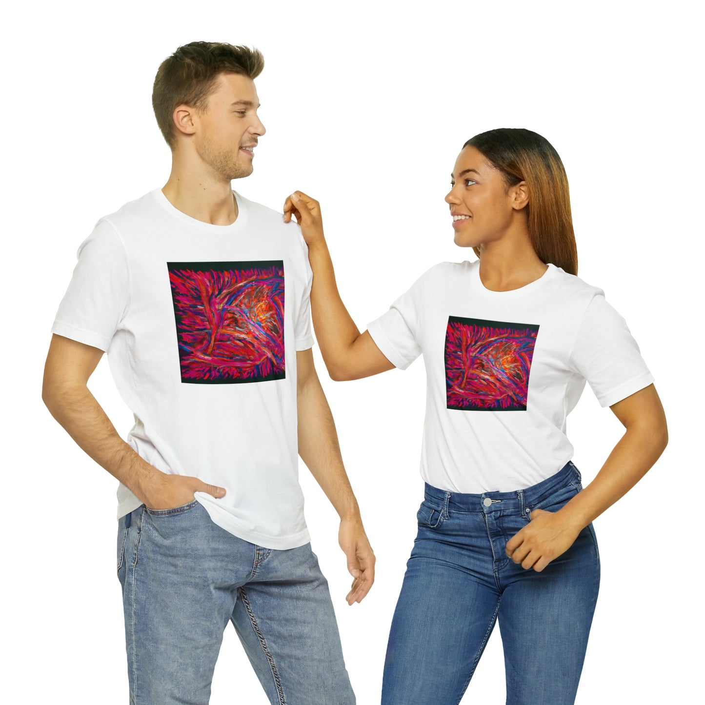 Solarian Crystal Prism - Neon, Abstractly - Tee