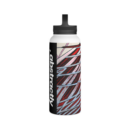 Madison Fletcher - Spring Force, Abstractly - Stainless Steel Water Bottle