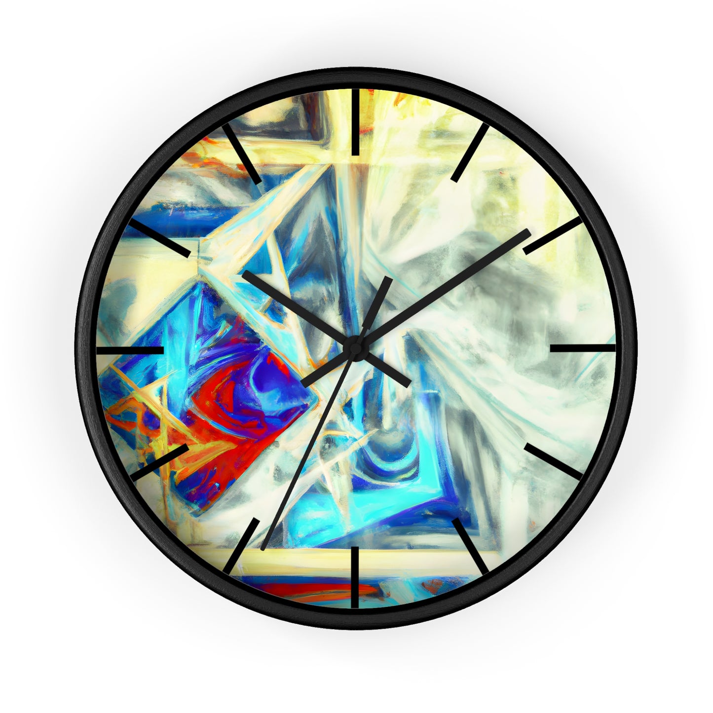 Clarissa Bohm - Electromagnetic Force, Abstractly - Wall Clock