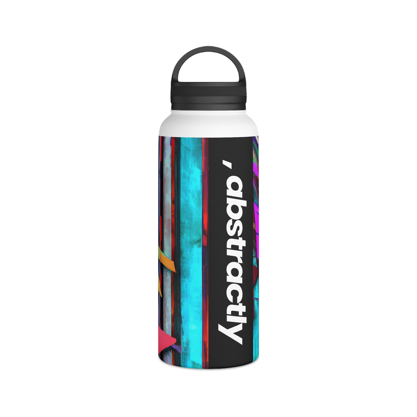 Iris Leonard - Electric Force, Abstractly - Stainless Steel Water Bottle