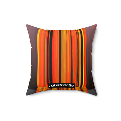 Leonor Fuentes - Normal Force, Abstractly - Faux Suede Throw Pillow