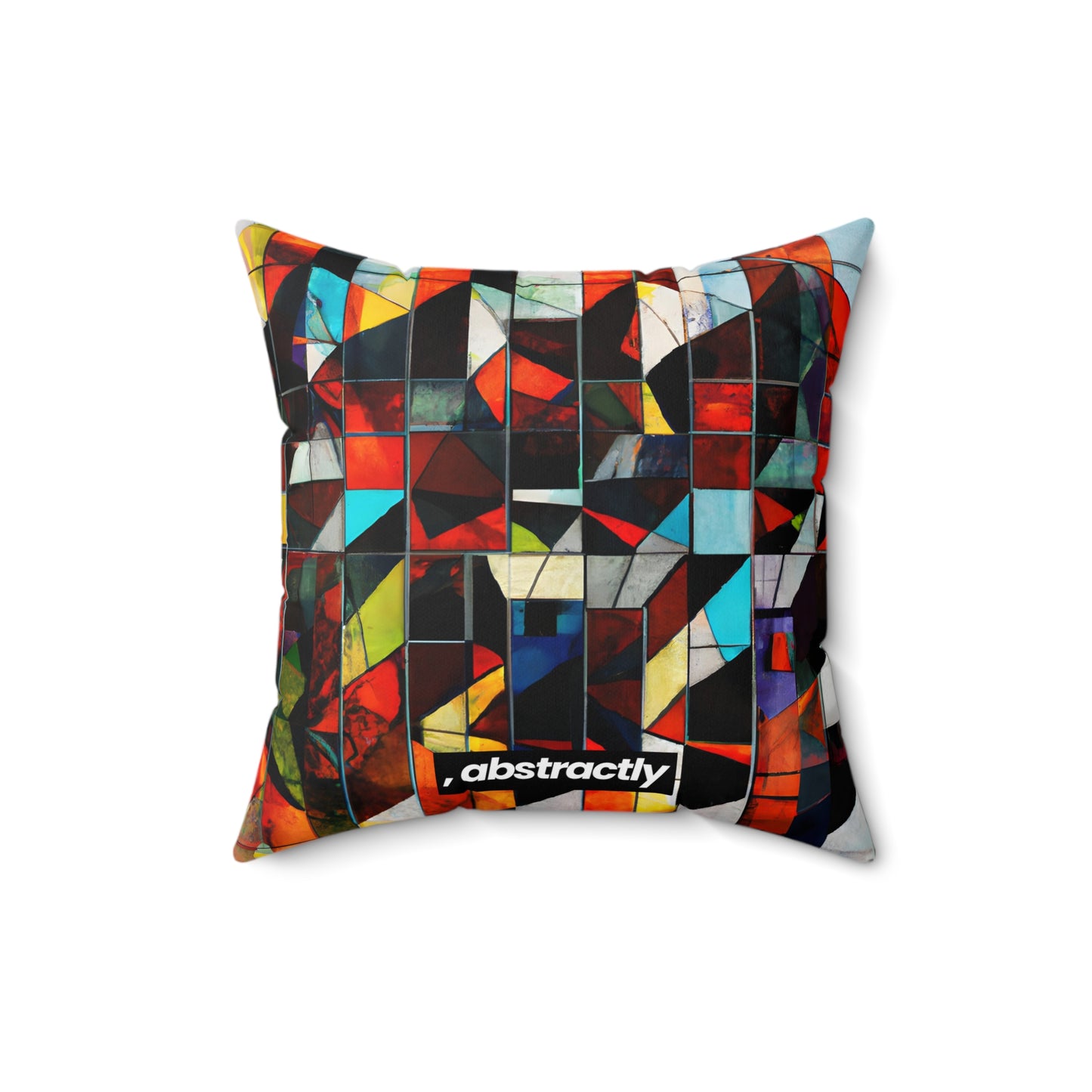 Maxine Cavanaugh - Friction Force, Abstractly - Faux Suede Throw Pillow