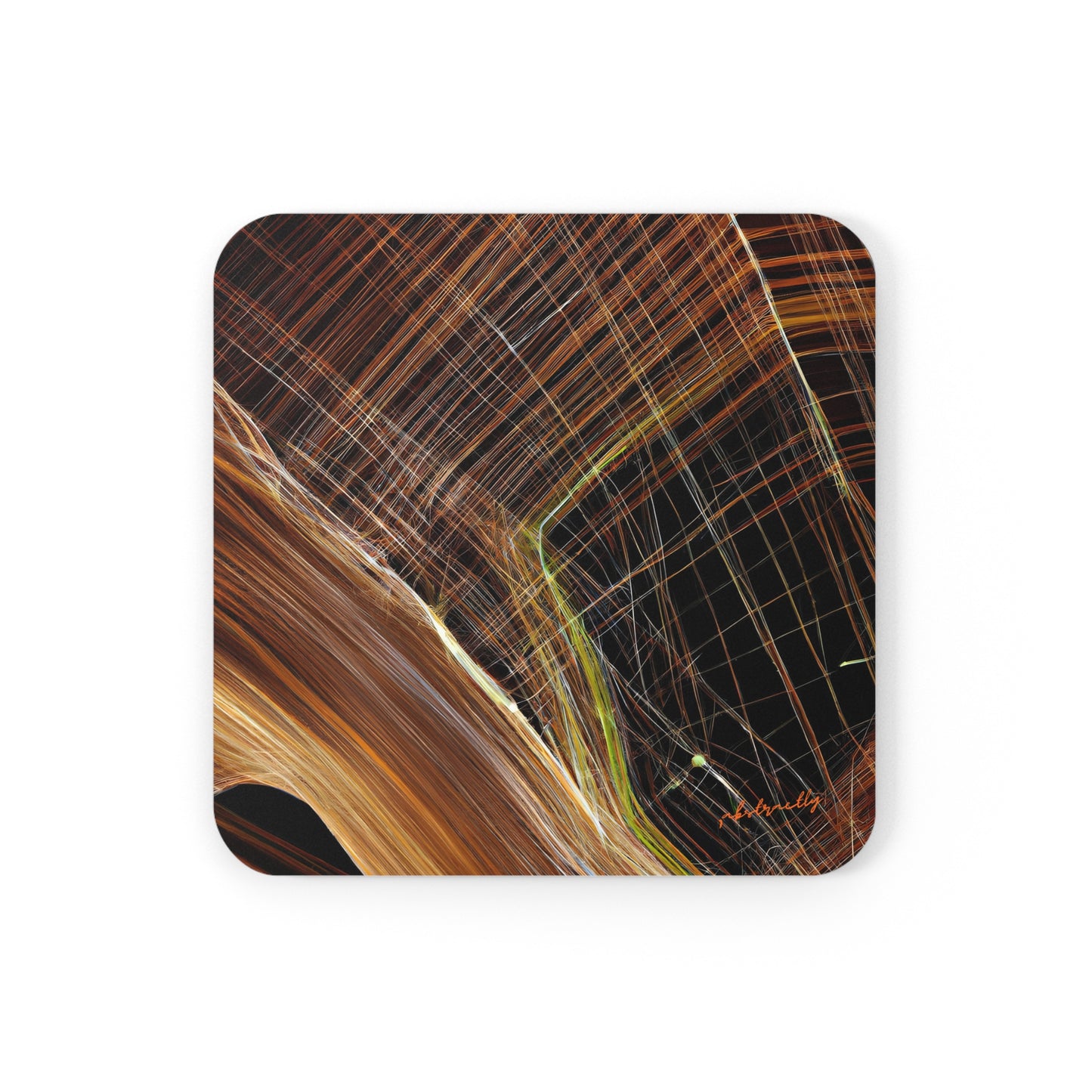 Aaron Henderson - Spring Force, Abstractly - Corkwood Coaster Set of 4