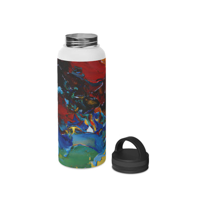 Polarisite Crystals - Chemistry, Abstractly - Stainless Steel Water Bottle