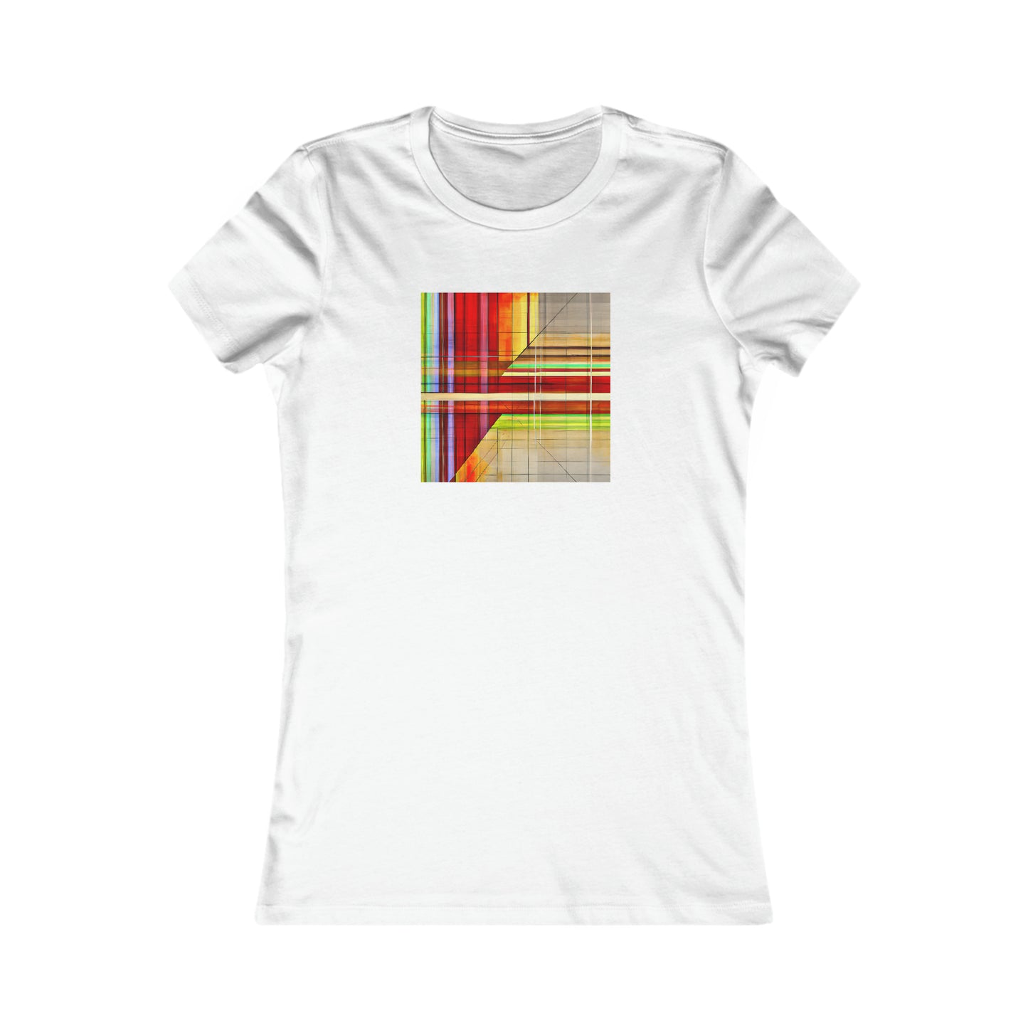 Evelyn Broadmore - Friction Force, Abstractly - Ladies' Cut Tee