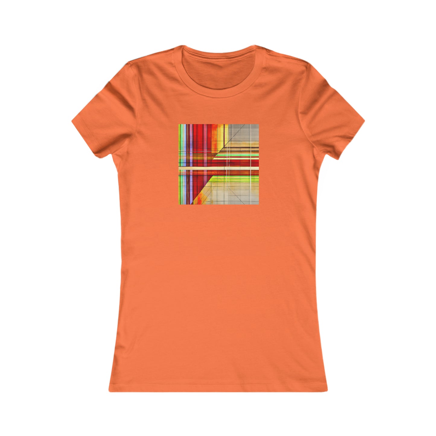 Evelyn Broadmore - Friction Force, Abstractly - Ladies' Cut Tee