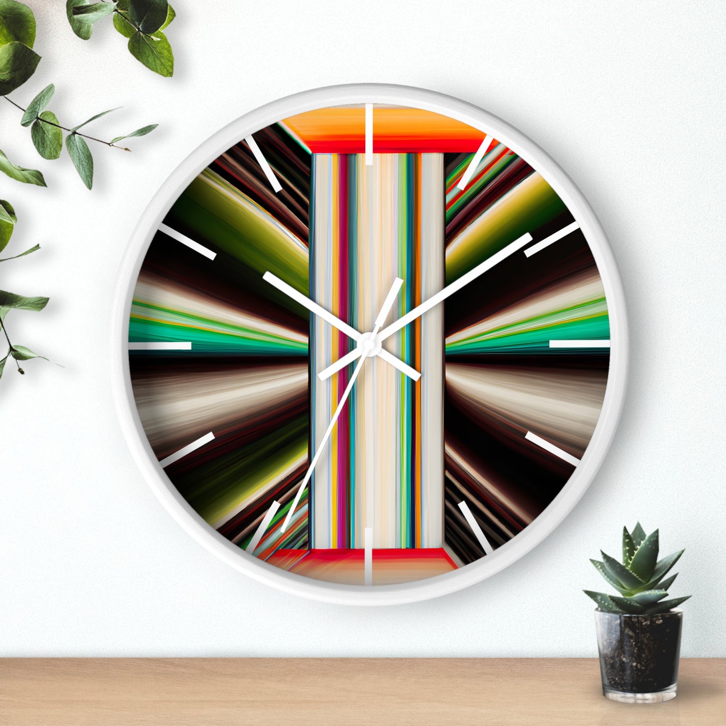 Ingrid Hartmann - Magnetic Force, Abstractly - Wall Clock