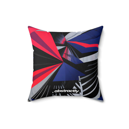 Helena Bruchner - Magnetic Force, Abstractly - Faux Suede Throw Pillow