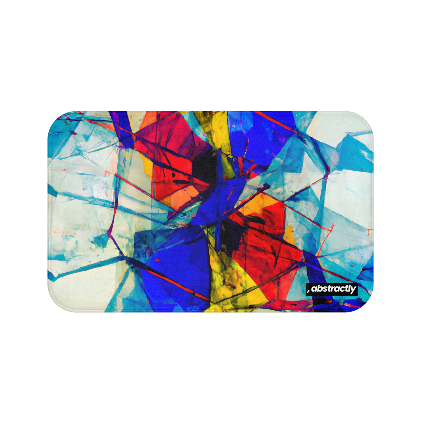 Geraldine Hallsworth - Tension Force, Abstractly - Bath Mat