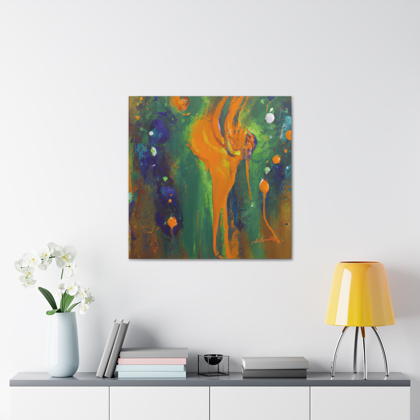 Quantum Sapphire Element - Chemistry, Abstractly - Canvas