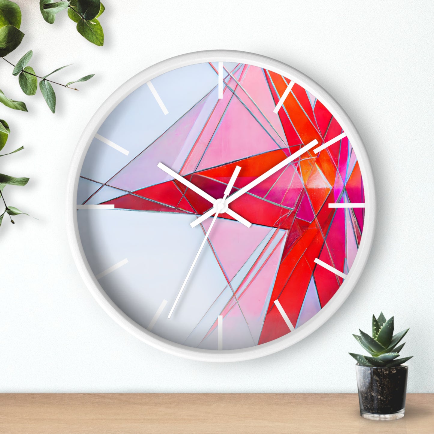 Valerie Radcliffe - Air Resistance Force, Abstractly - Wall Clock