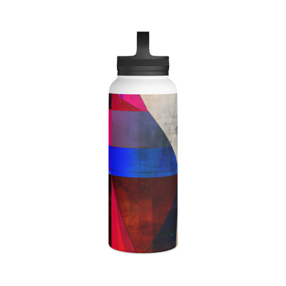 Marion Friesner - Strong Force, Abstractly - Stainless Steel Water Bottle