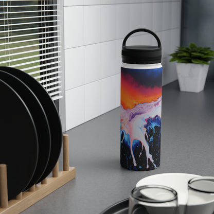 Bischoffite Alloy - Chemistry, Abstractly - Stainless Steel Water Bottle