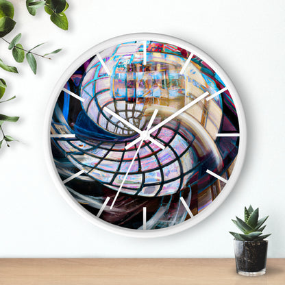 Margaret Haversham - Gravity Force, Abstractly - Wall Clock