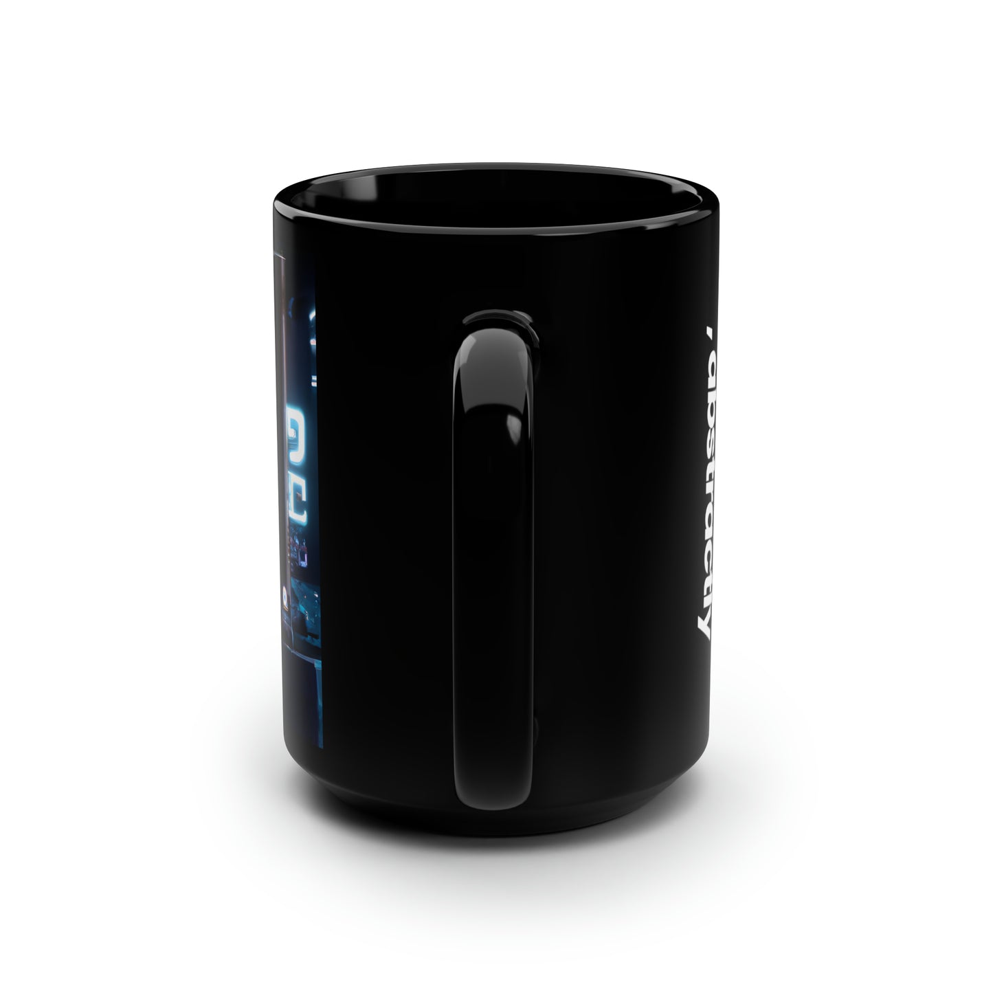 StarPeak Finance - Credit, Abstractly - Black Ceramic Mug 15oz