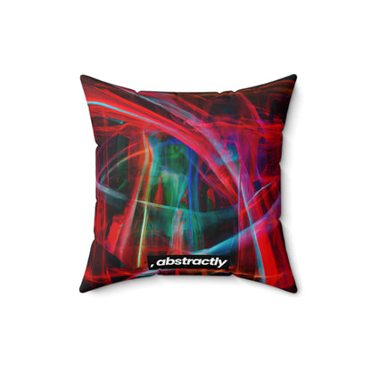 Maria Everton - Weak Force, Abstractly - Faux Suede Throw Pillow