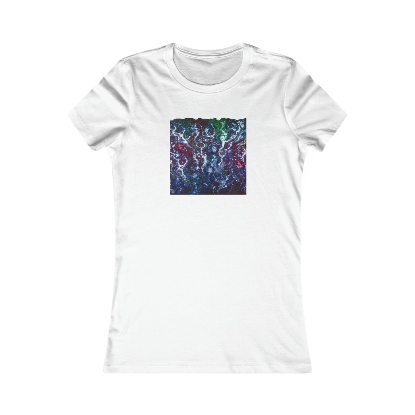 Violet Emission Oxide - Chemistry, Abstractly - Ladies' Cut Tee