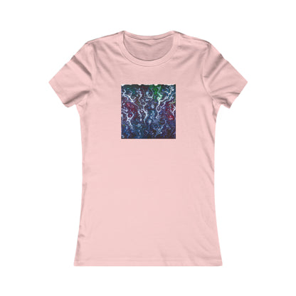 Violet Emission Oxide - Chemistry, Abstractly - Ladies' Cut Tee