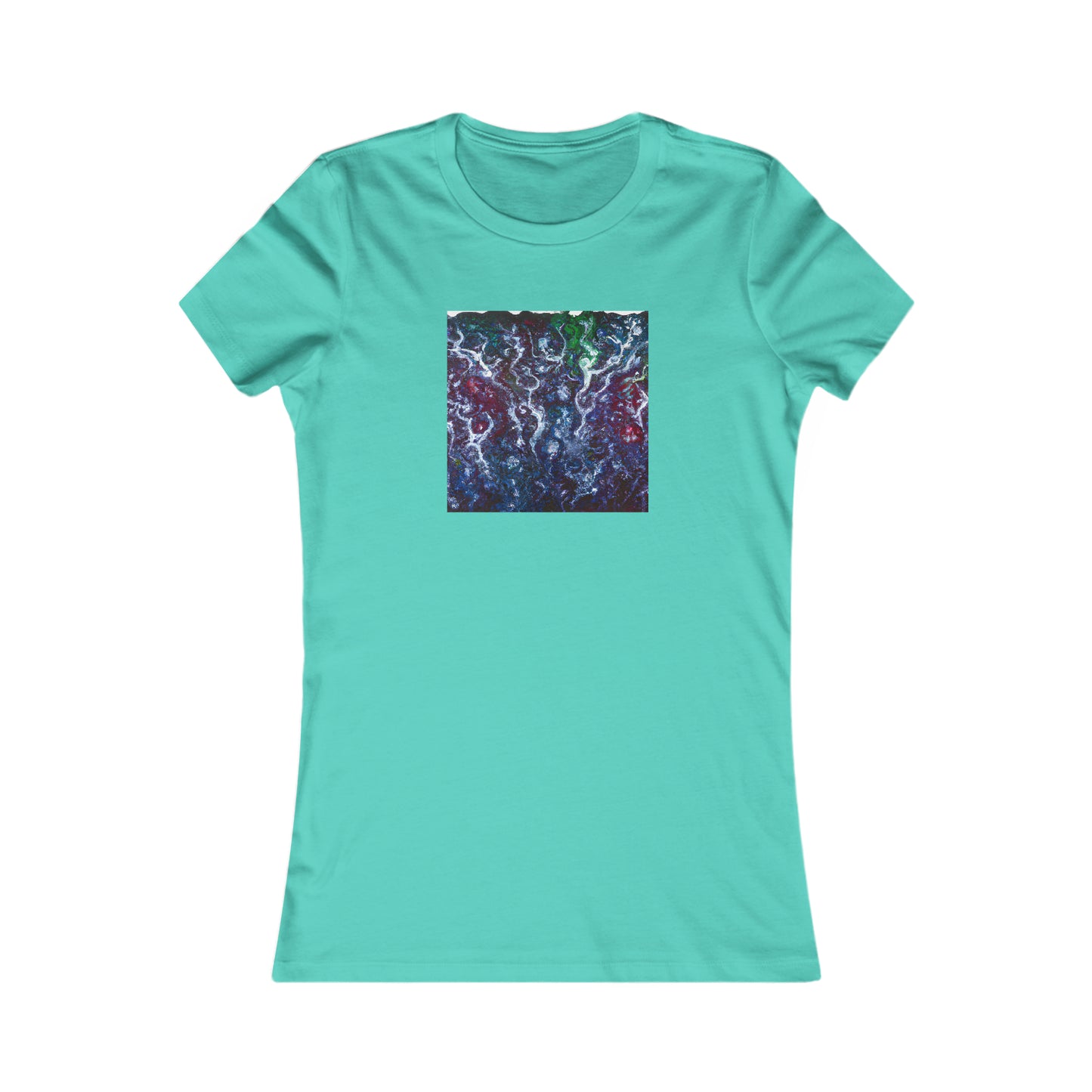 Violet Emission Oxide - Chemistry, Abstractly - Ladies' Cut Tee