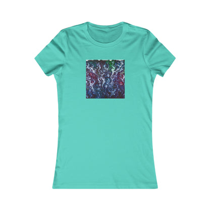 Violet Emission Oxide - Chemistry, Abstractly - Ladies' Cut Tee