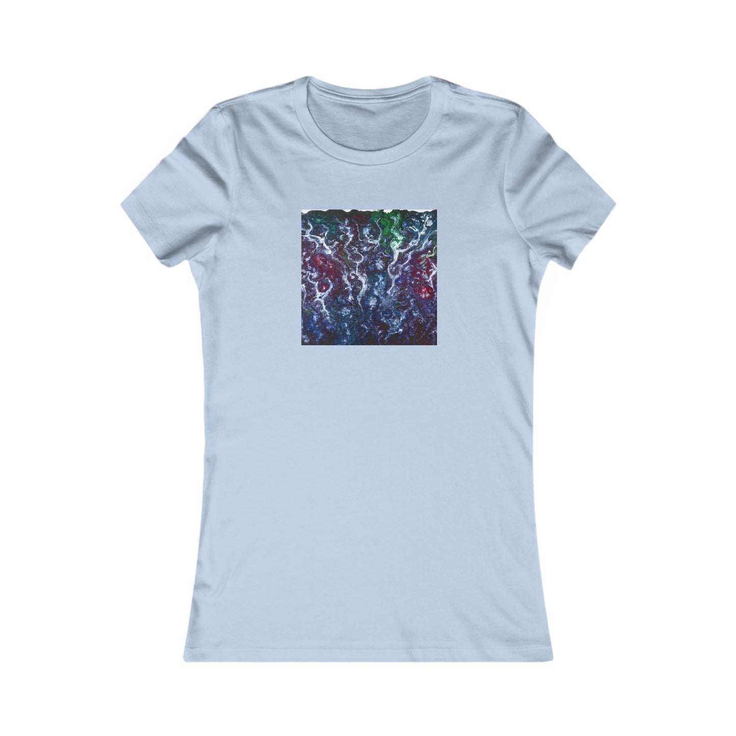 Violet Emission Oxide - Chemistry, Abstractly - Ladies' Cut Tee