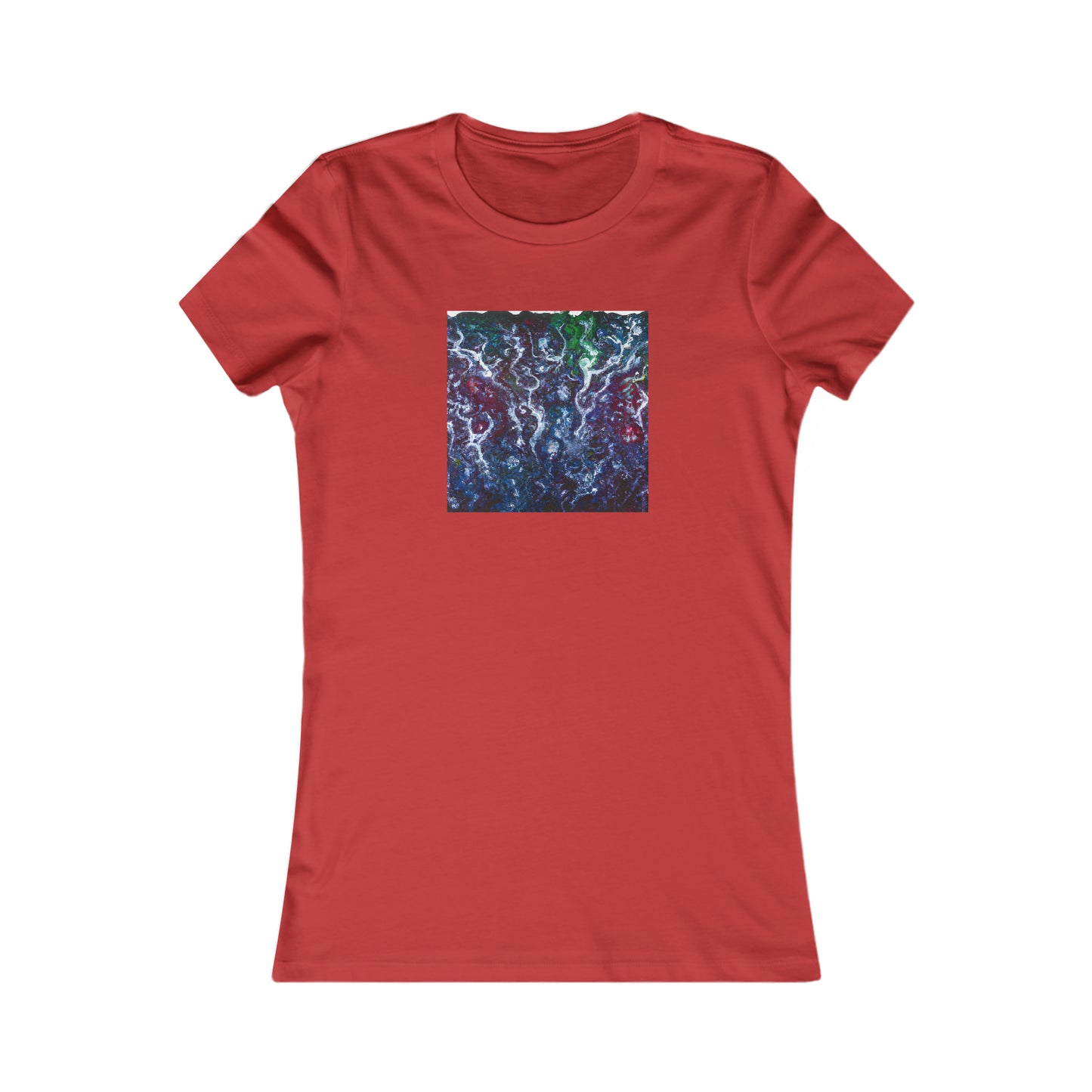 Violet Emission Oxide - Chemistry, Abstractly - Ladies' Cut Tee