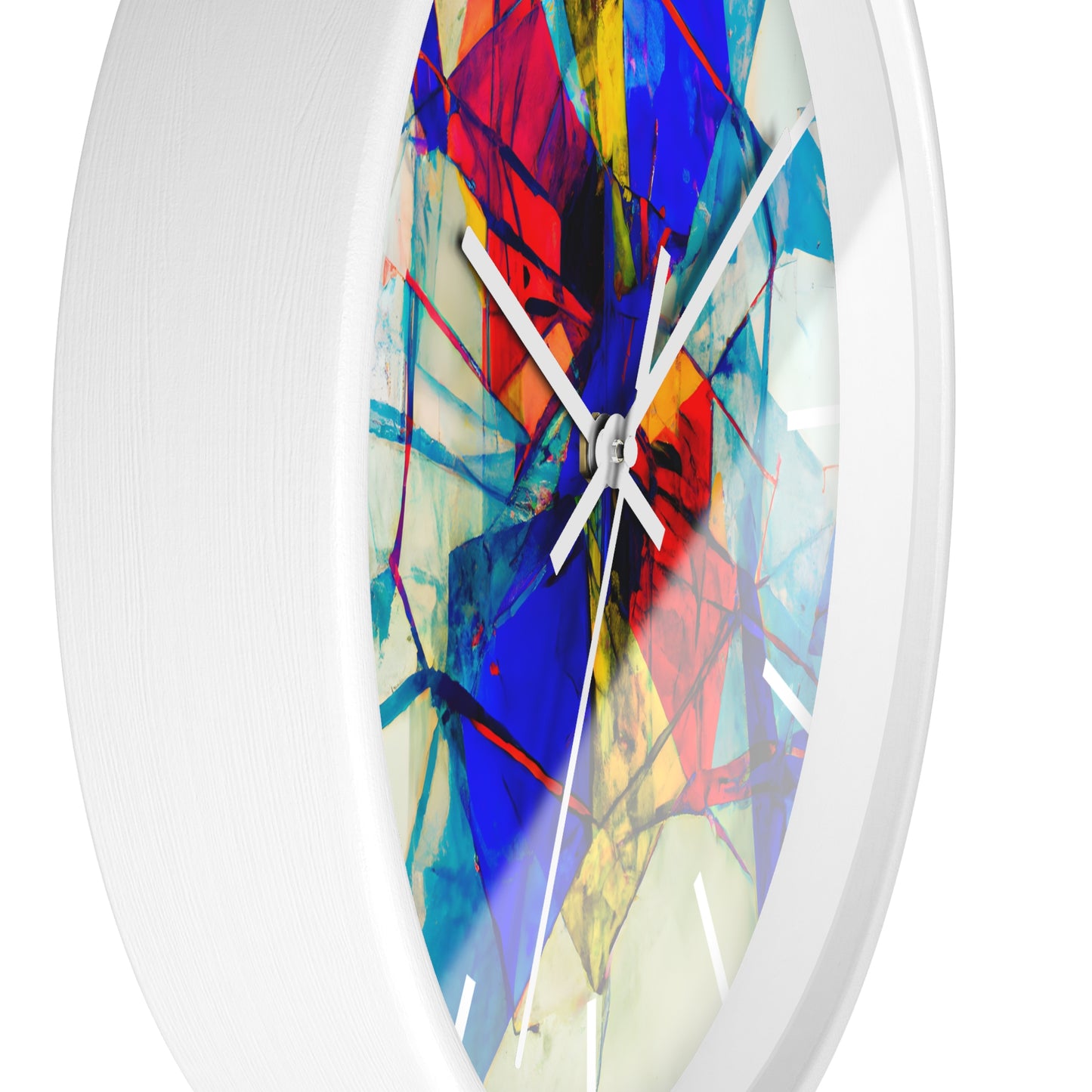 Geraldine Hallsworth - Tension Force, Abstractly - Wall Clock