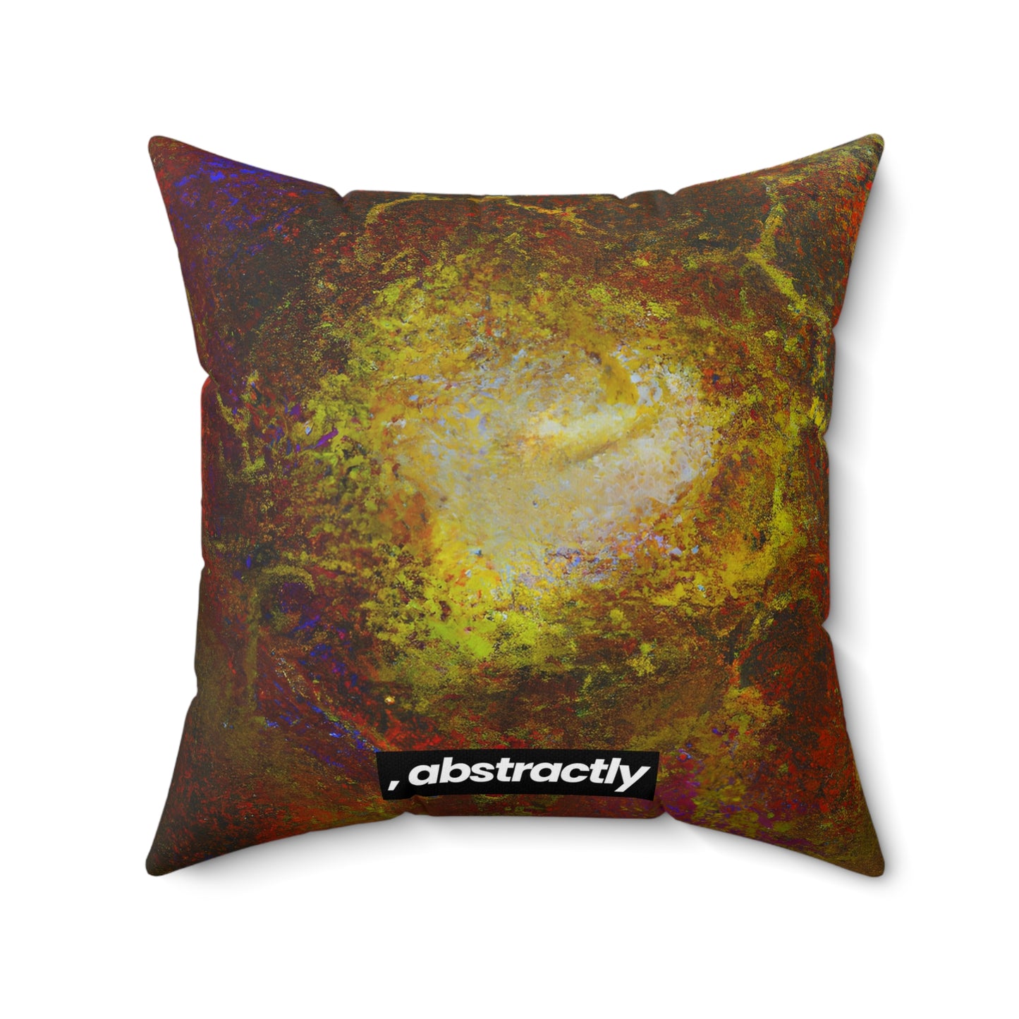 Halsteadium Hexane - Chemistry, Abstractly - Faux Suede Throw Pillow