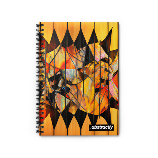 Dorothy Baxter - Magnetic Force, Abstractly - Spiral Notebook