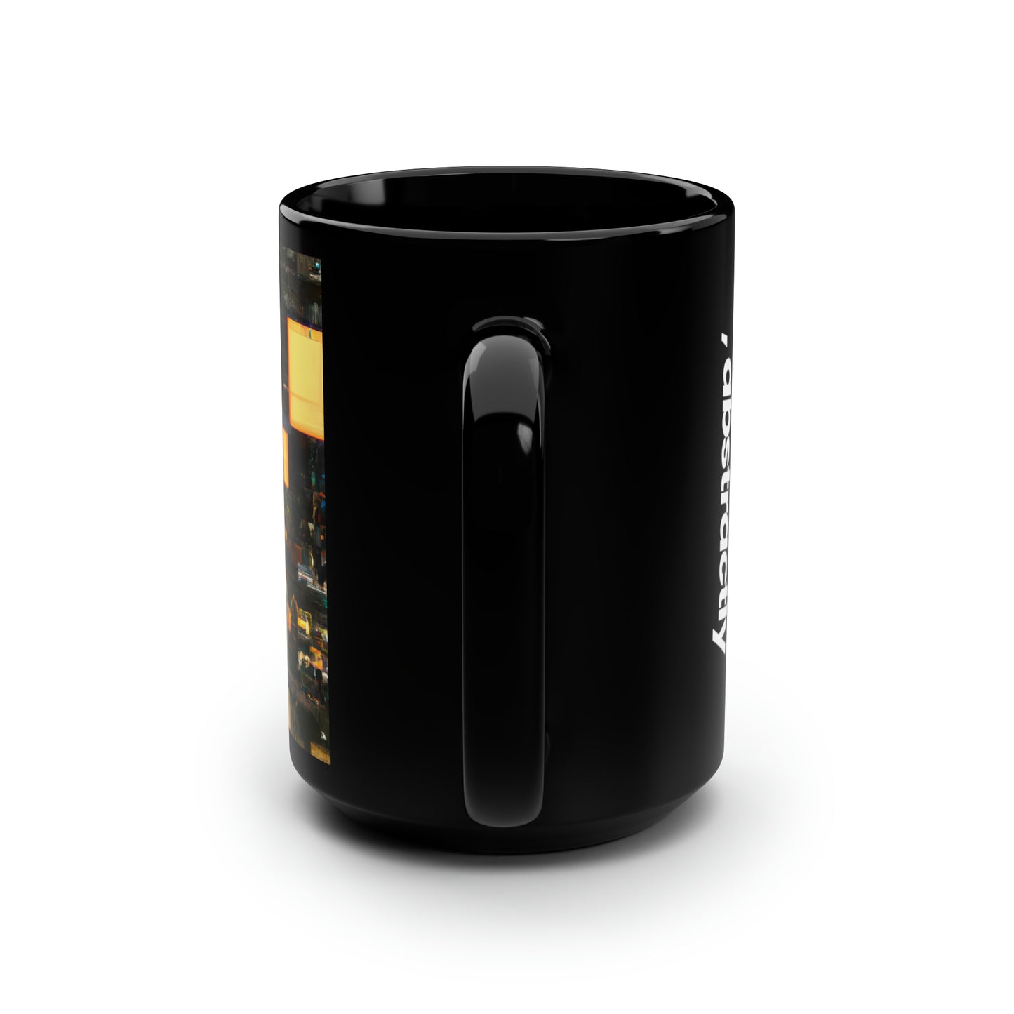 EverPeak Finance - Depreciation, Abstractly - Black Ceramic Mug 15oz