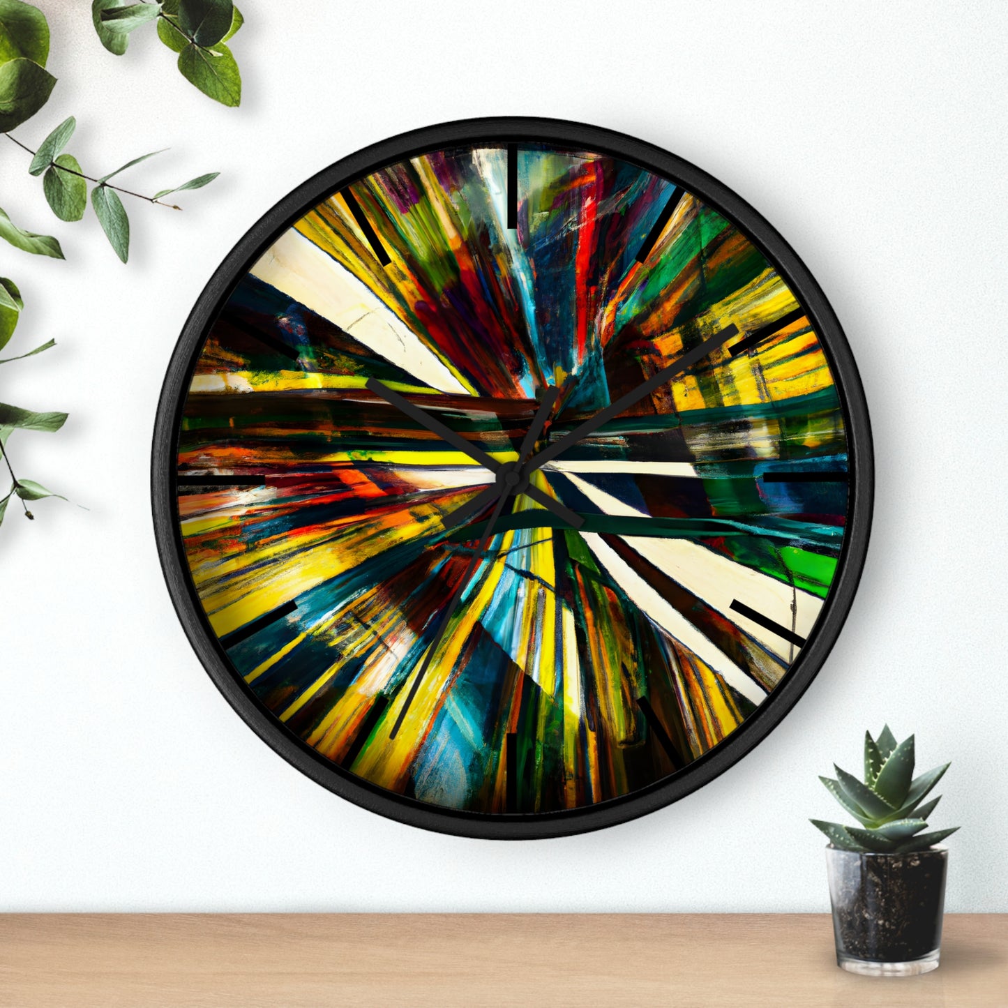 Daryl Norton - Electric Force, Abstractly - Wall Clock