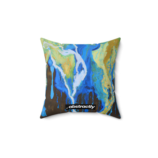 Beryllium Starfire - Chemistry, Abstractly - Faux Suede Throw Pillow