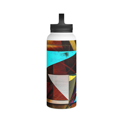 Julian Firth - Friction Force, Abstractly - Stainless Steel Water Bottle