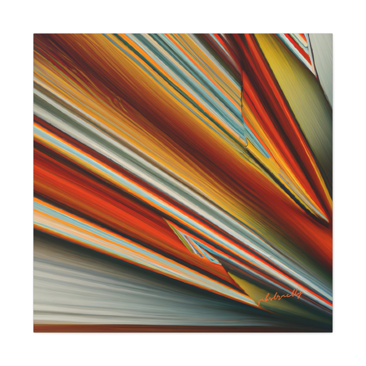 Melvin Strickland - Friction Force, Abstractly - Canvas